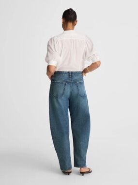 Madewell The Curvy Balloon Jean in Greendale Wash